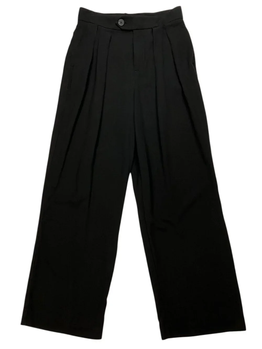 Free People Gabbie Pant 2 Black Pleated Front Wide Leg High Rise PANT ONLY